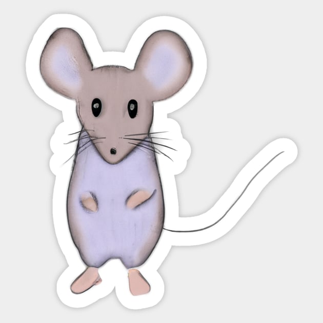 Cute Mouse Drawing Sticker by Play Zoo